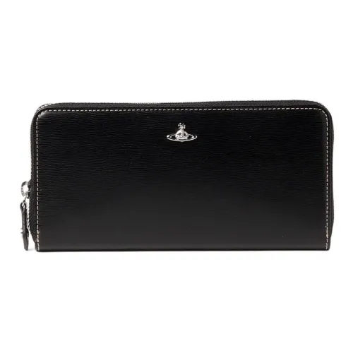 Vivienne Westwood Inside Color Cow Leather Wallet Men's Black