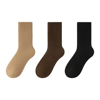 XXLLG Mid Calf Socks Men's 3 Pack
