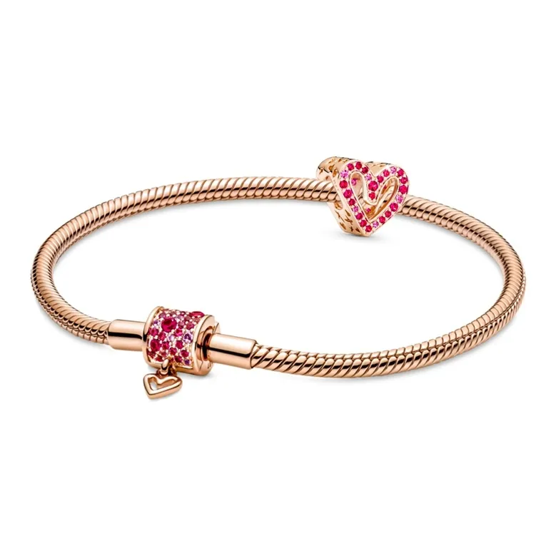 Pandora Copper Silver Alloy Bracelets Unisex-15