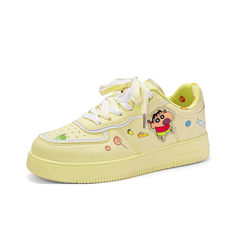 Crayon Shinchan Low Top Skateboard Shoes Unisex-10