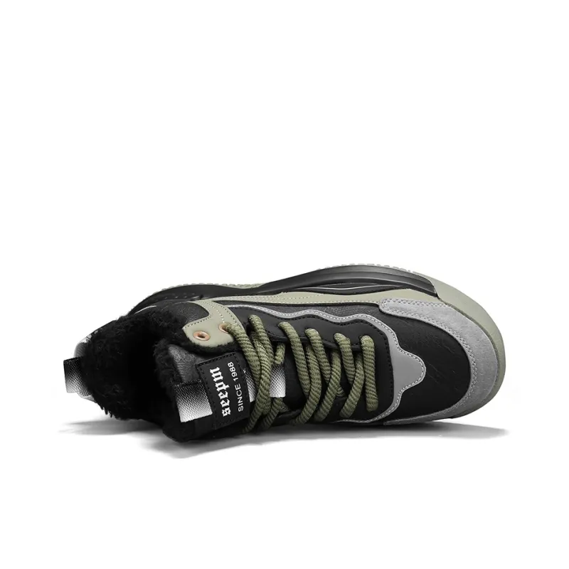 Team Bees Warm Anti-Slip And Wear-Resistant Low-Top Chunky Sneakers Men's Box Included-9