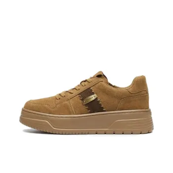 Staccato Abrasion Resistant Low Top Skateboard Shoes Women's Leaf Brown