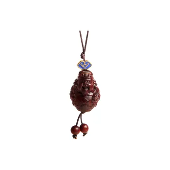 Is Here Pterocarpus Cell Phone Pendant Unisex