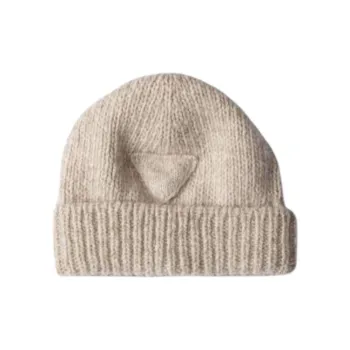 PRADA Ribbed Knit Cashmere Beanie