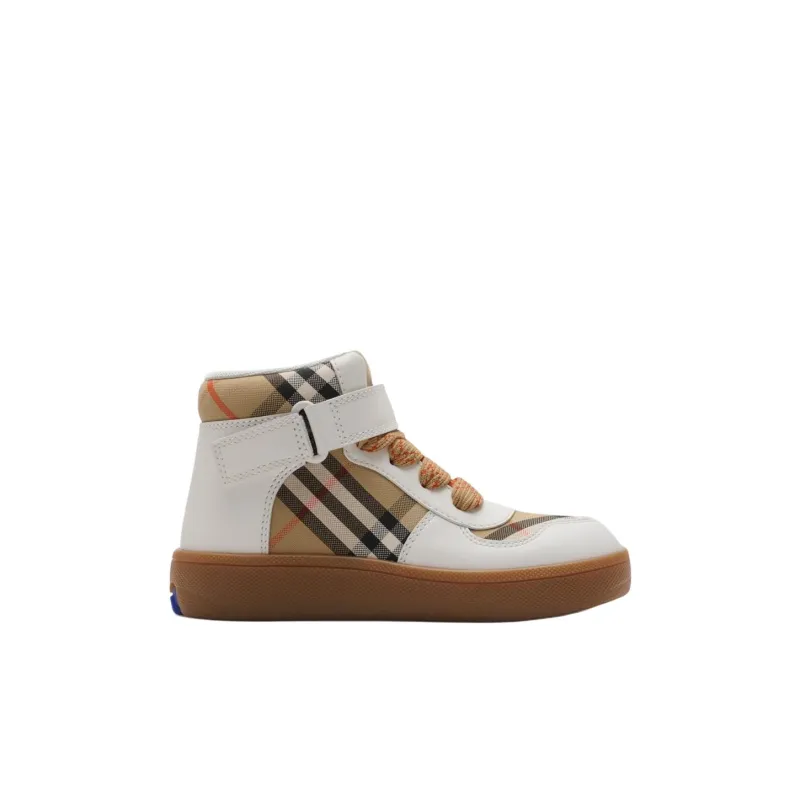 Burberry High Top Kids' Skateboarding Shoes Brown Kids'-1