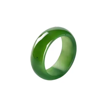 YUDI Hetian Jade Rings Jasper Unisex
