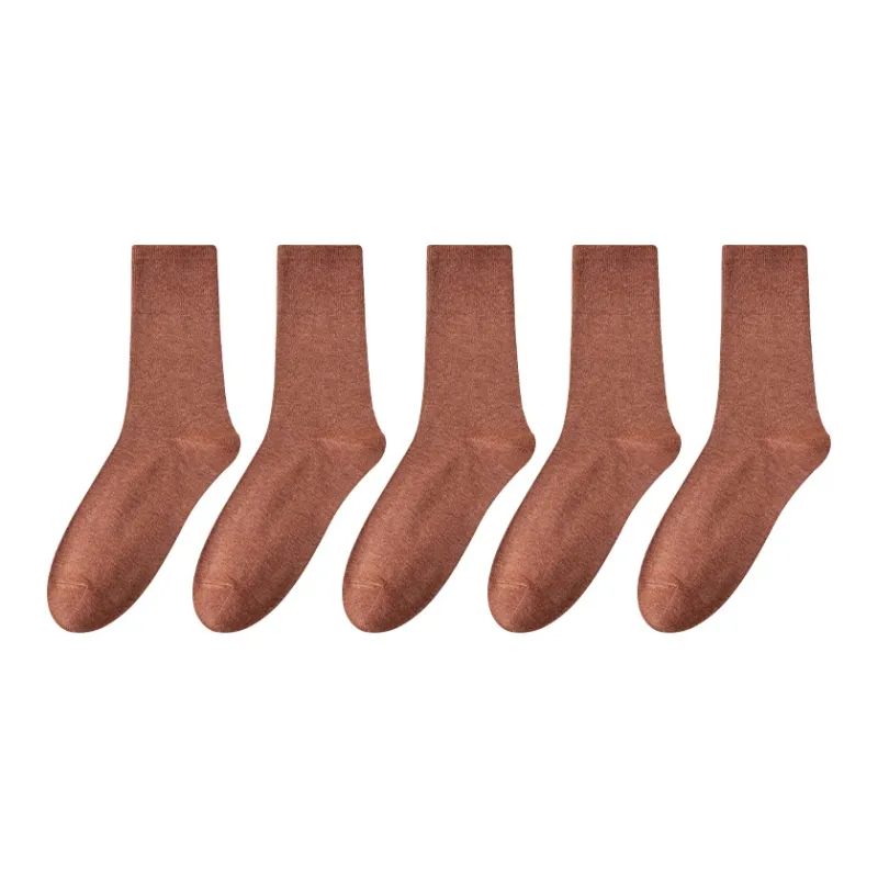 MIIOW Knee High Socks Women's 5 Pack-10