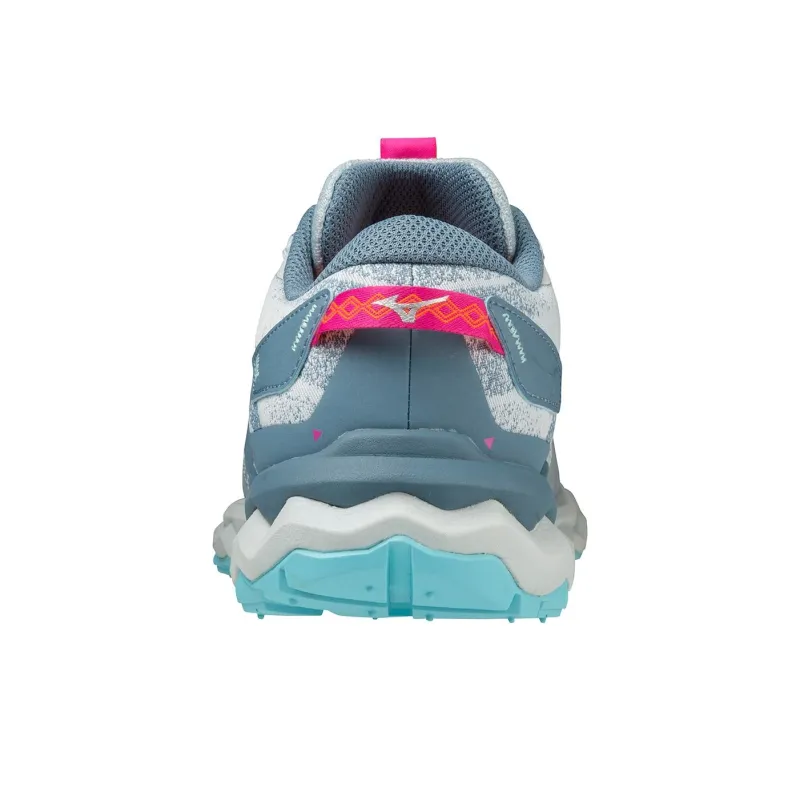 Mizuno Wave Daichi 7 Cushioned Slip-Resistant Low-Top Running Shoes Women's Light Blue-3