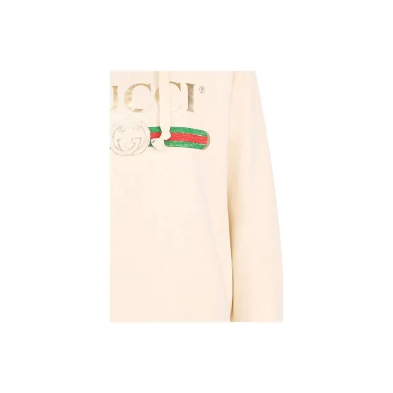 GUCCI SS23 Sweatshirt Women's Beige-6