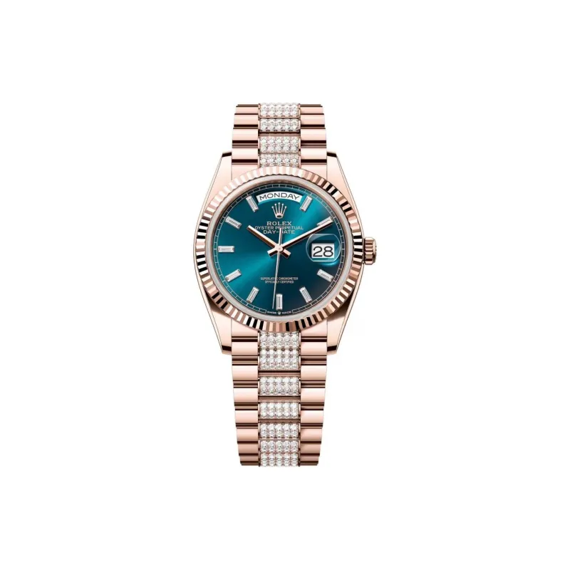 ROLEX Women's Week type Calendar Watch-0