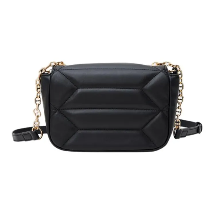 LOVE MOSCHINO Sheepskin Crossbody Bag Shoulder Bag Small Size Women's Black-2