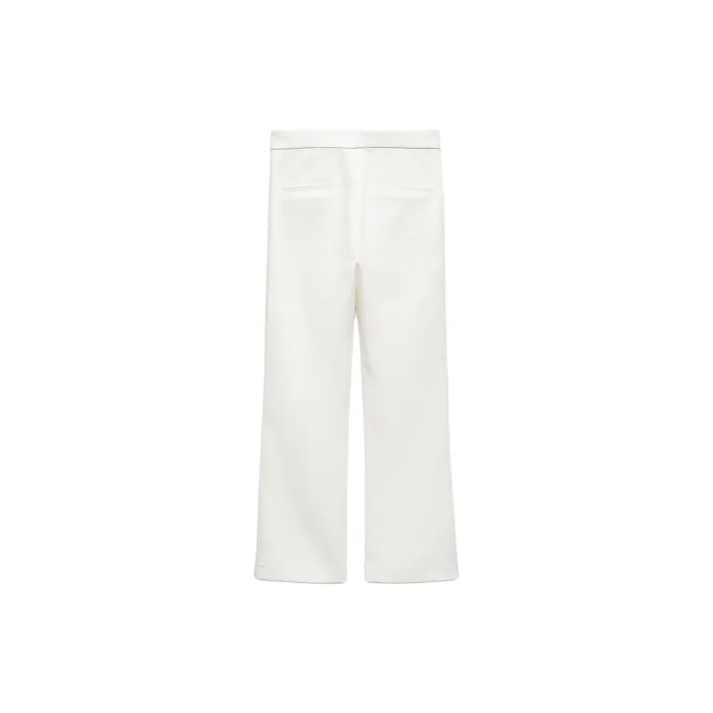 ZARA Trf Casual Pants Women's White-1