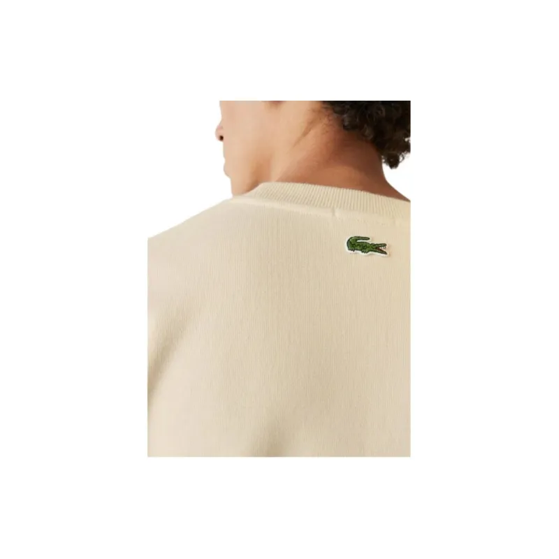 LACOSTE Sweatshirts Men Ecru-3