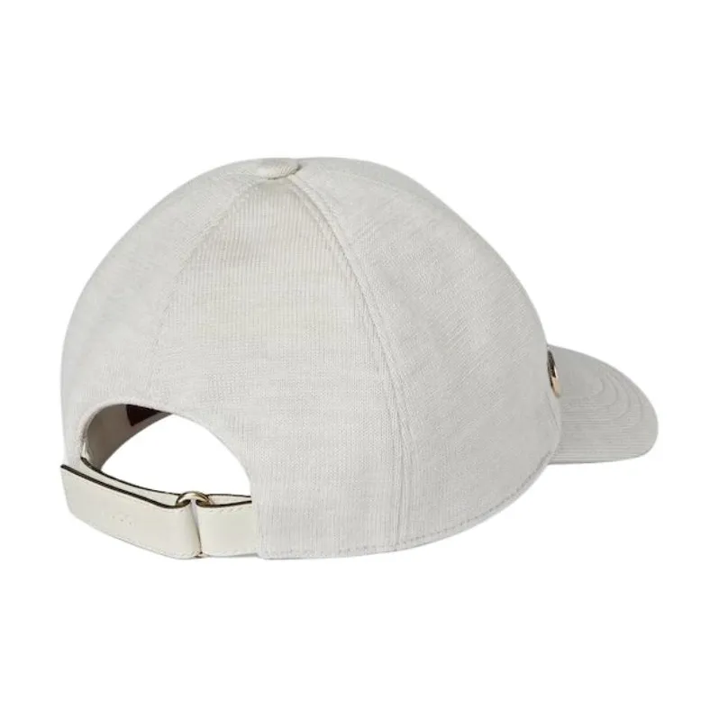 GUCCI Wool Baseball Caps Women's White-2