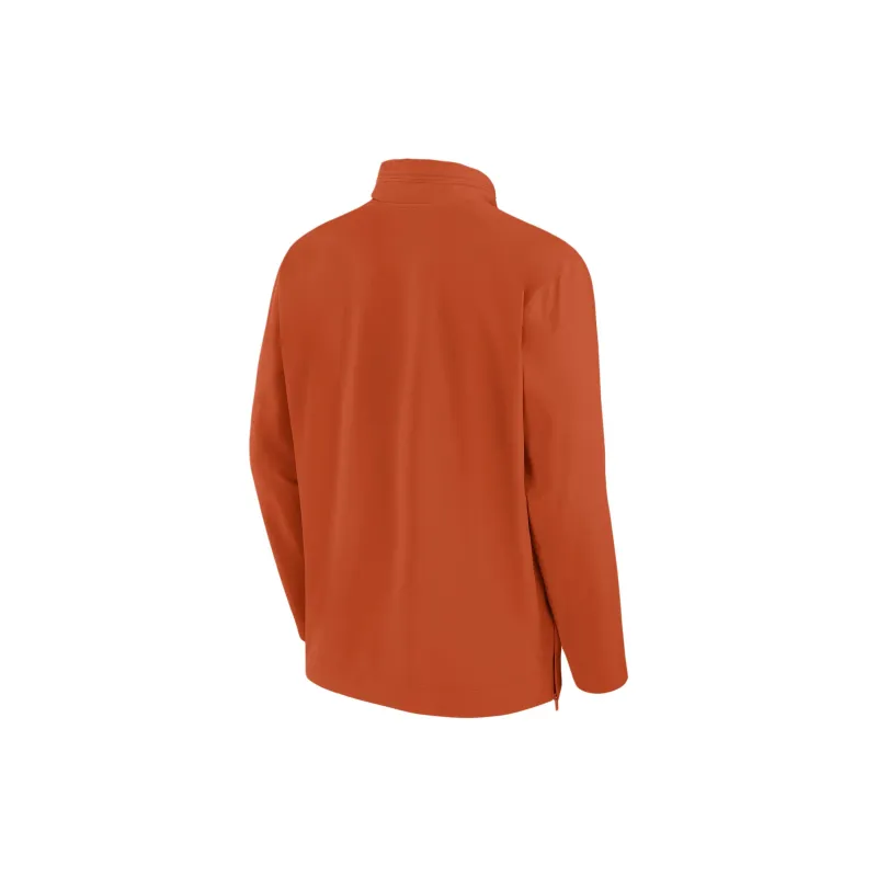 Nike Clemson Tigers Sideline Coach Men's Nike College 1/2 Zip Hooded Jacket-1