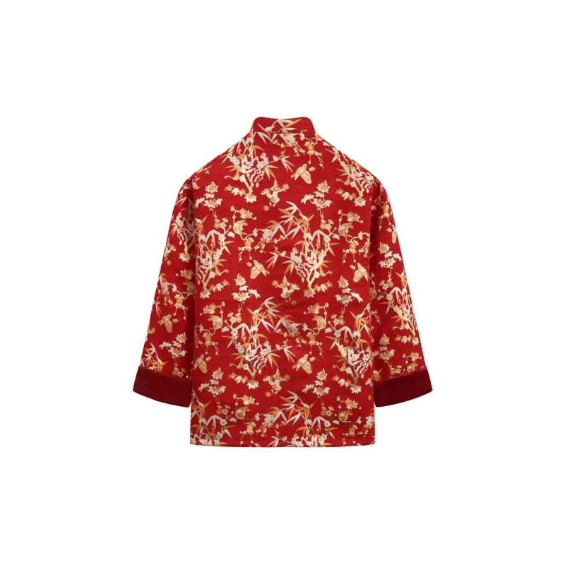 XUANSHENG Jackets Coats Men's Red-1