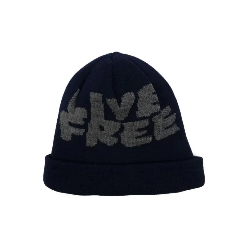 COMME DES GARCONS SHIRT Intarsia knit Beanie Hat-0