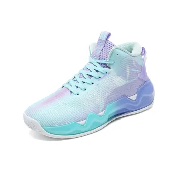 JSWEI Abrasion Resistant Slip Resistant Mid Top Basketball Shoes Women's