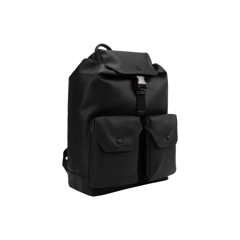 CALVIN KLEIN Synthetic Material Backpack Men's Space Black-1