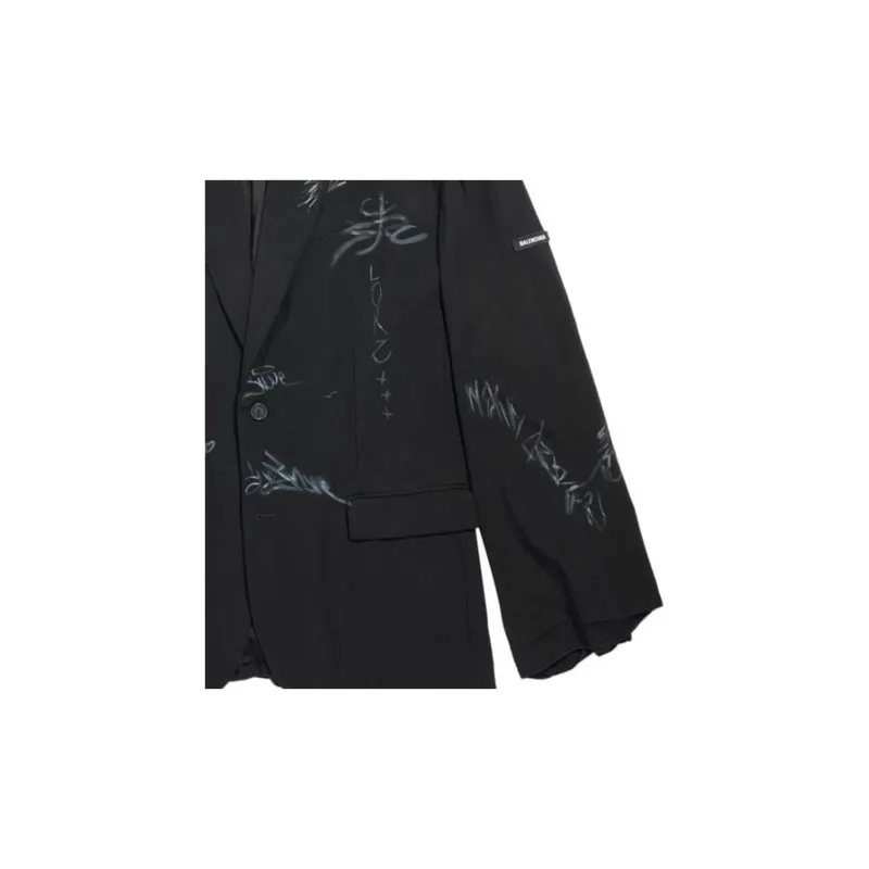 Balenciaga Graffiti Skater Tailored Blazer-5
