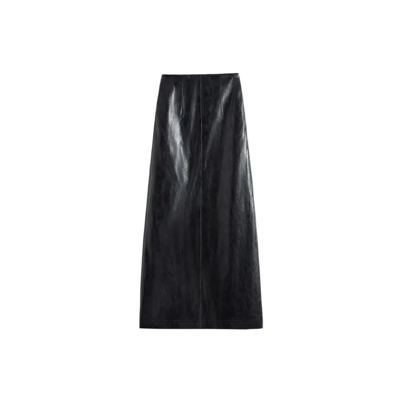 Cypress House Casual Long Skirts Women's Black-1