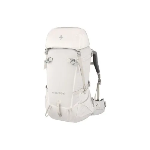 MONTBELL Nylon Outdoor Mountaineering Bag, Backpack Regular Women's Light Gray