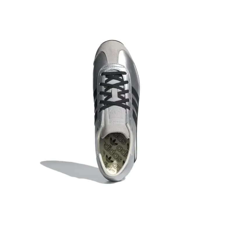Adidas Country Og Silver Metallic Black Women's-3