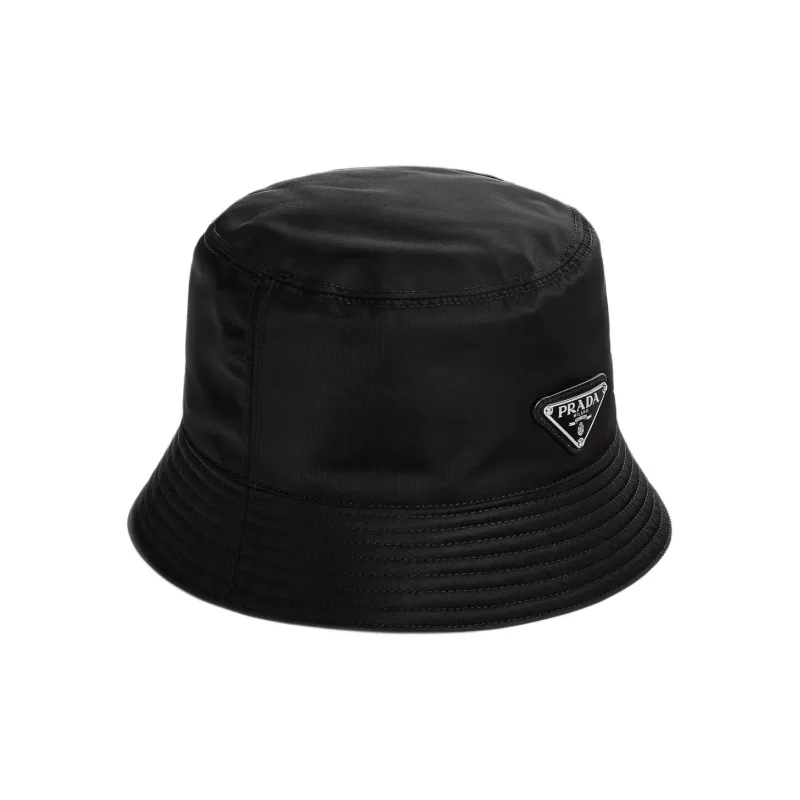 PRADA Recycled Polyamide Bucket Hats Women's Black-1