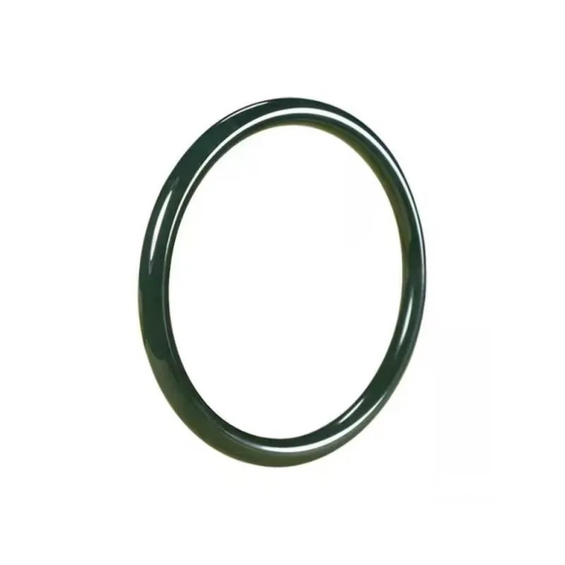 CUIYIN Hetian Jade Bangles Green Jade Women's-0