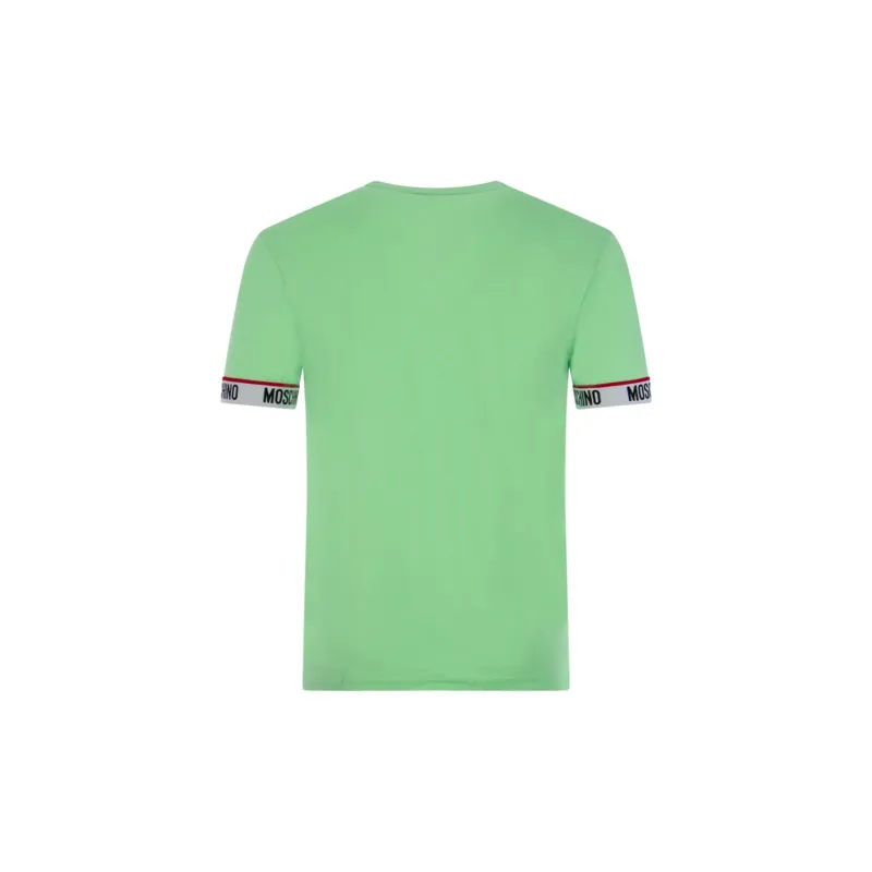 MOSCHINO T Shirts Men Green-1