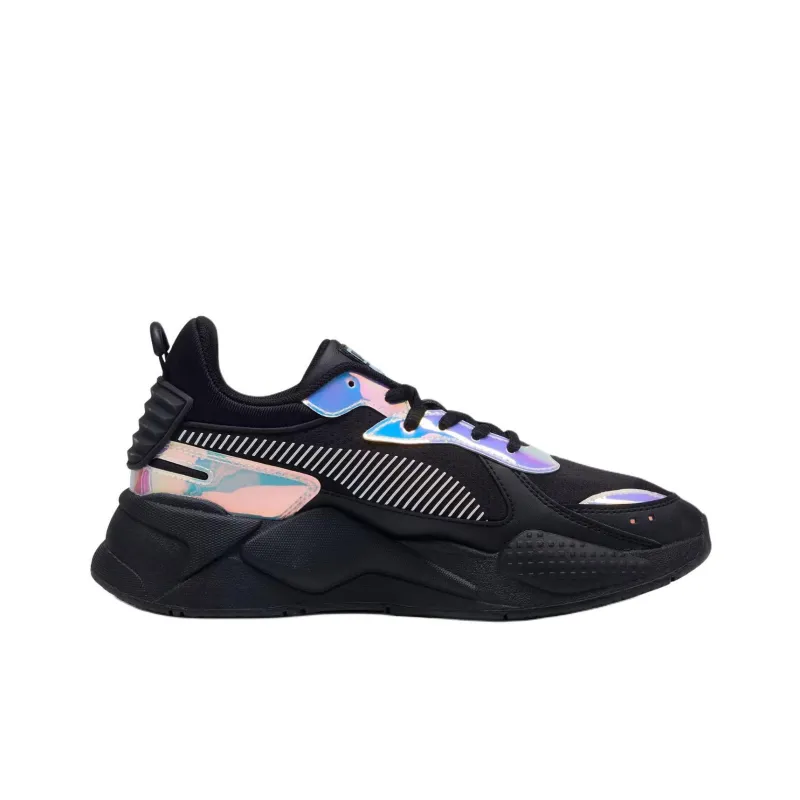 PUMA RS X Anti Slip Wear Resistant Low Top Casual Shoes Women's Black-1