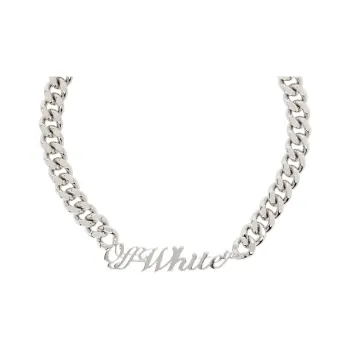 OFF-WHITE Brass Necklaces Men's Silver