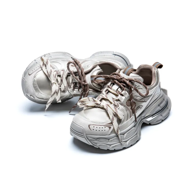 KUX Chunky Sneakers Women's Low Top Angora Rainbow-17
