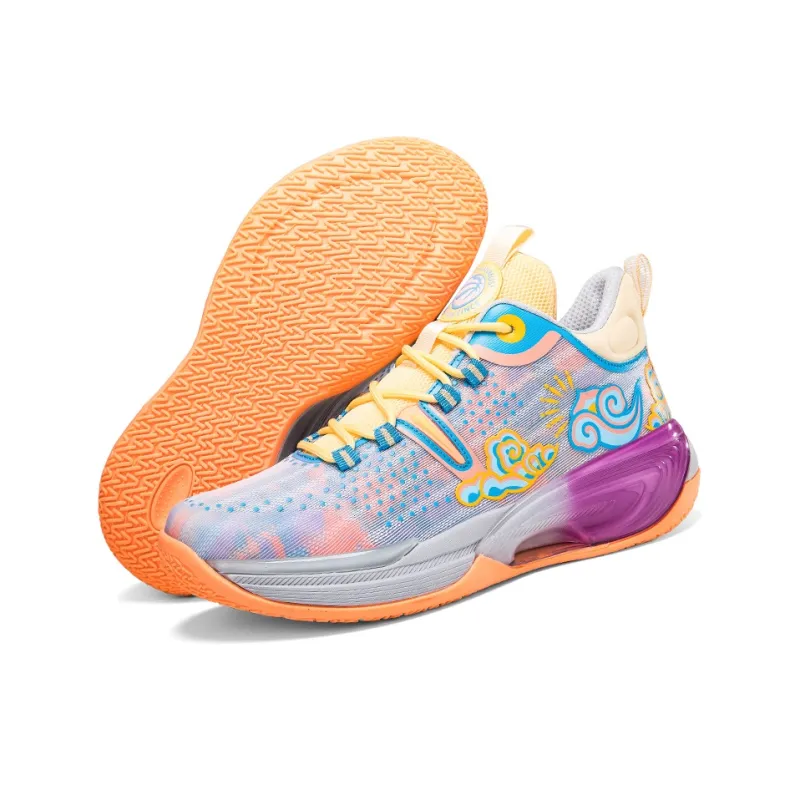 ANDEZHANMUSI Cushioning Anti-Slip And Wear-Resistant Breathable Coverage High-Top Basketball Shoes Men's-16