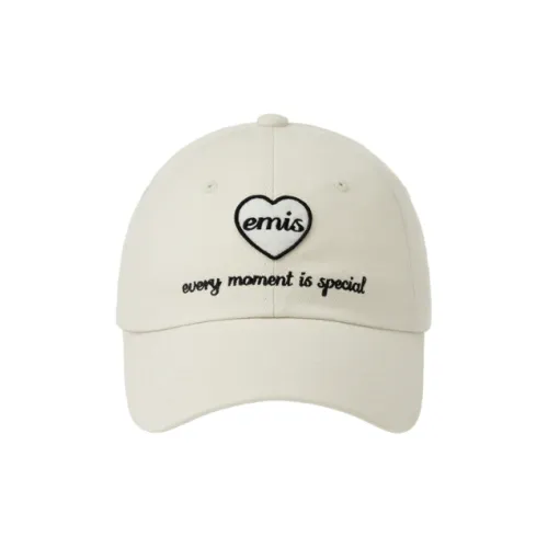 Emis Cotton Baseball Caps Unisex Cream