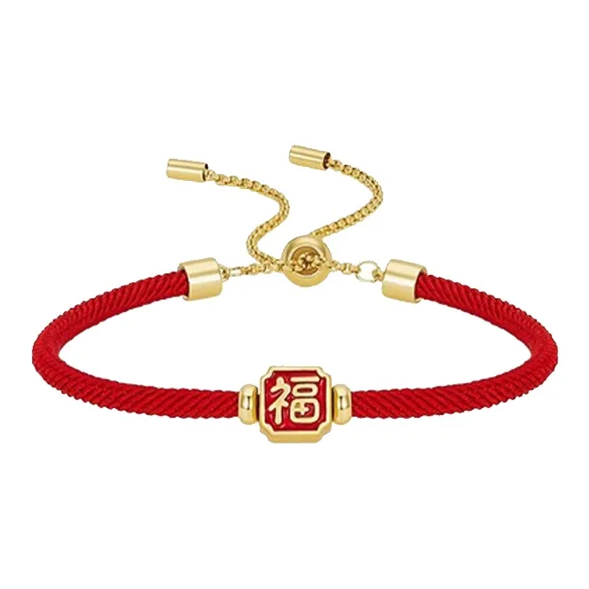 Rhymes Gold Plated Copper Drip Glaze Bracelets Women's-0