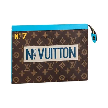 LOUIS VUITTON Pochette Voyage Monogram Brown