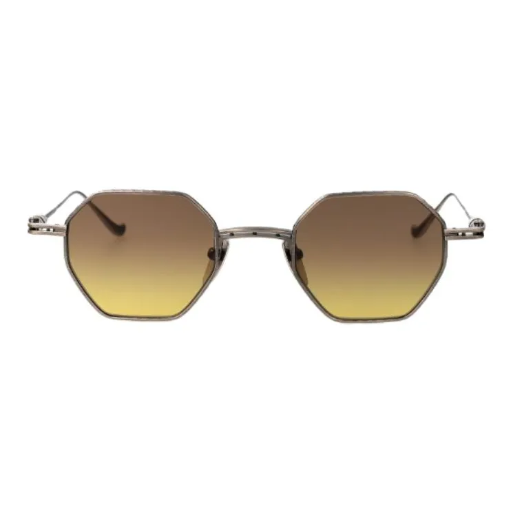 Chrome Hearts Titanium Irregular Shape Sunglasses Men's Bronze-1