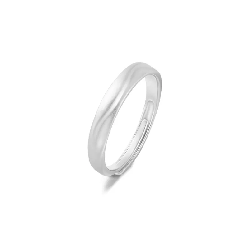 FORCHI Sterling Silver Rings Unisex Anniversary Gift For Girl-8