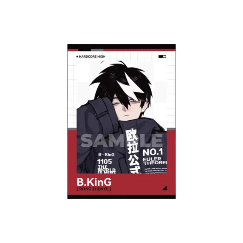 Xhdm Hard Core Highschool Birthday Collection Rongzhen Style Polaroid Square Card Transparent Card Coaster Stand Badges-2