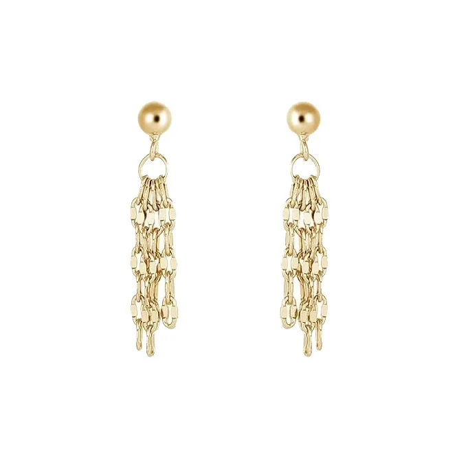 ONEKISS Gold Plated Copper Earrings Women's-0