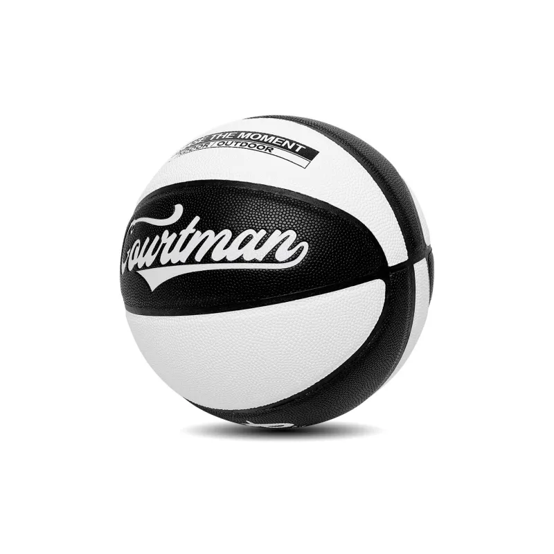 COURTMAN PU Basketball Black White Size 7 Ball Training Unisex-2