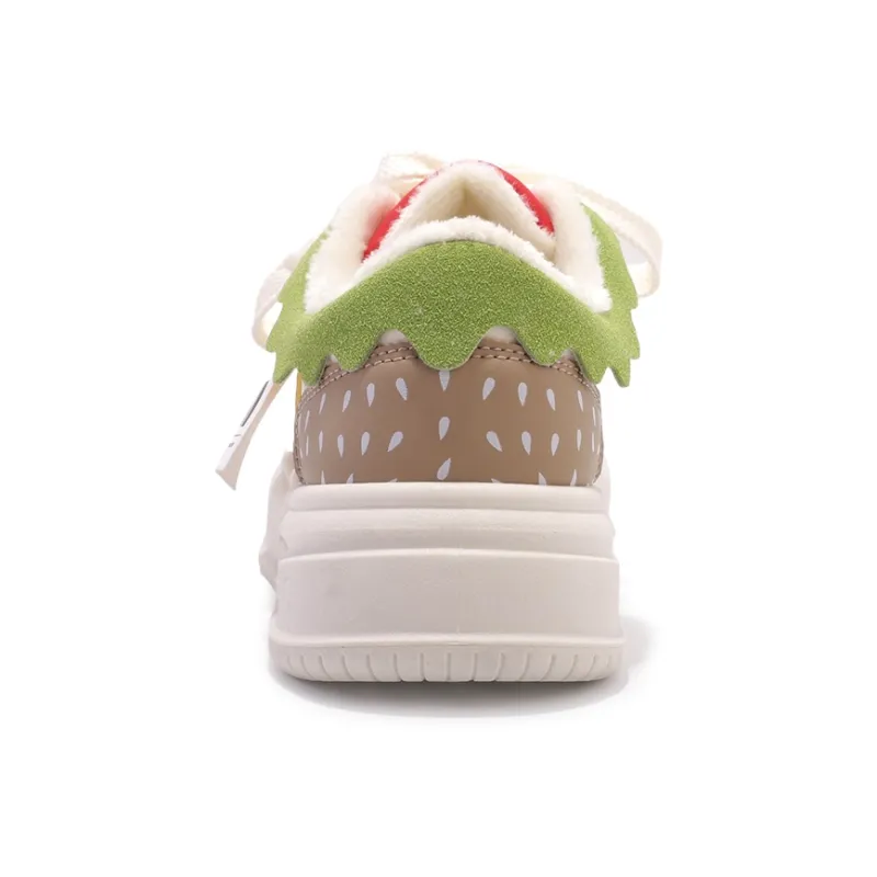 Shen Linsen Cushioning, Slip Resistant, And Abrasion Resistant Low Top Casual Shoes Women's Beige-4