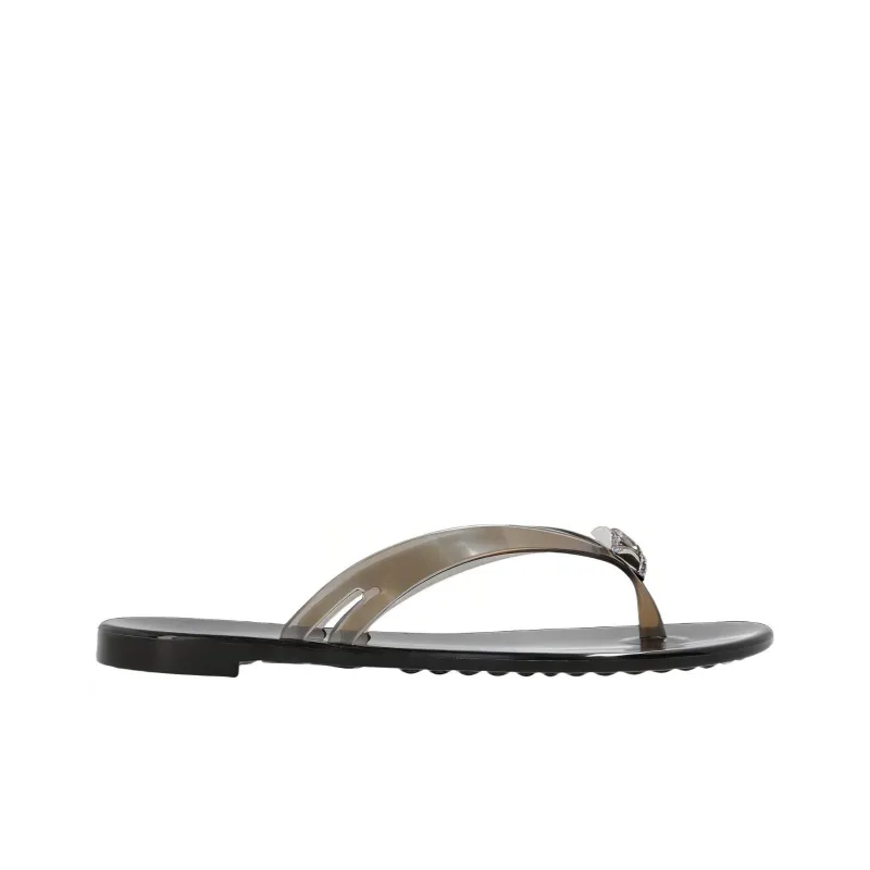 Casadei Jelly Transparent Flip Flops-1