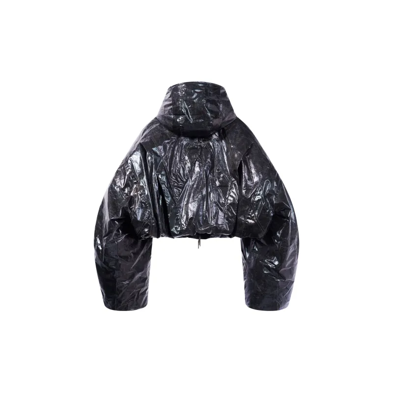 BLINDNOPLAN Puffer Jacket Unisex Distressed Grey-1