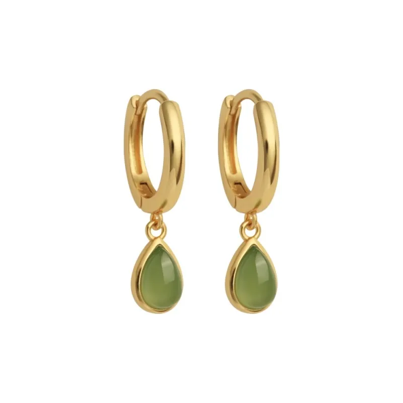Xiaoyinjiang Hetian Jade Earrings Jasper Women's-0