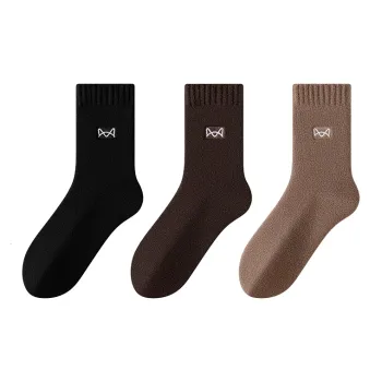 MIIOW Mid Calf Socks Unisex 3 Pack