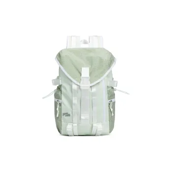 LOVERPUSS Fabric Backpack Unisex Grass Green/Egg Yellow