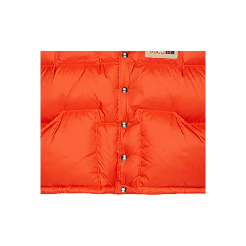 The North Face X GUCCI X The North Face Vests Unisex Orange-4