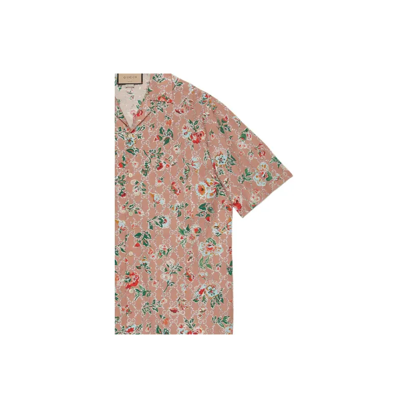 GUCCI Shirts Men Pink-3